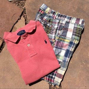 Polo by Ralph Lauren Polo Shirt & Patchwork Shorts